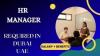HR Manager Required in Dubai