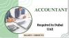 Accountant Required in Dubai