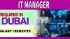 Information Technology Manager Required in Dubai