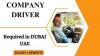 Company Driver Required in Dubai