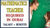 Mathematics Teacher Required in Dubai