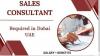Sales Consultant Required in Dubai